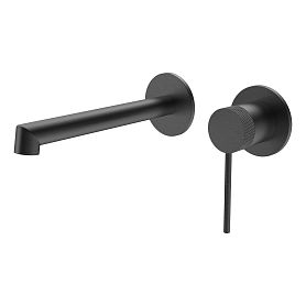 Смеситель Vincea Rim VBFW-2RM1GM для раковины, встраиваемый, цвет вороненая сталь - фото 1