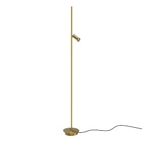Торшер Maytoni Thin MOD395FL-L28BS3K, арматура латунь, плафон металл латунь - фото 1