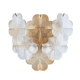 Настенный светильник Arte Lamp Mallika A4077AP-2GO, арматура золото, плафон стекло прозрачное - фото 1