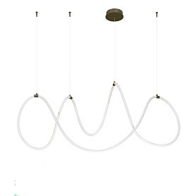 Подвесной светильник Arte Lamp Klimt A2850SP-80BK, арматура черный, плафон силикон белый - фото 1