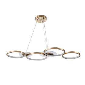 Подвесная люстра Arte Lamp Stardust A2452SP-100PB, арматура латунь, плафон  белый - фото 1