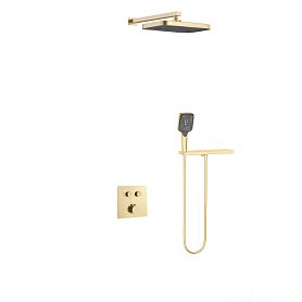 Душевой комплект Vincea VSFW-4211RBG, встраиваемый, цвет брашированное золото - фото 1