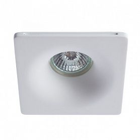 Точечный светильник Arte Lamp Invisible A9110PL-1WH, арматура белая, 12х5 см - фото 1