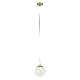 Подвесной светильник Arte Lamp Volare A1915SP-1GO, арматура золото, плафон стекло прозрачное - фото 1