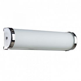 Настенный светильник Arte Lamp Aqua A5210AP-2CC, арматура хром, плафон стекло белое, 32х9 см - фото 1
