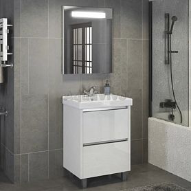 Мебель для ванной Comforty Дублин 60, цвет белый глянец - фото 1