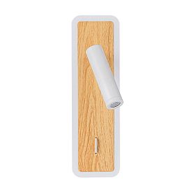 Спот Arte Lamp Wood A1990AP-3WH, арматура белая, плафон  белый - фото 1