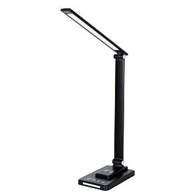 Офисная настольная лампа Arte Lamp William A5122LT-1BK, арматура черная, плафон пластик  - фото 1