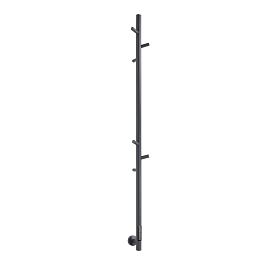 Полотенцесушитель Vincea VTD-1DGE 15х140 электрический, с крючками, цвет графит - фото 1