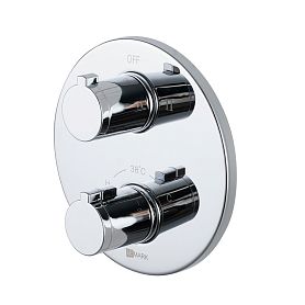 Смеситель Lemark Yeti LM7827C для ванны с душем, встраиваемый, термостатический, цвет хром - фото 1