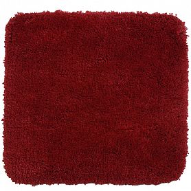 Коврик WasserKRAFT Kammel BM-8337 True Red для ванной, 57x55 см, цвет красный - фото 1