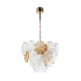 Подвесная люстра Arte Lamp Mallika A4077LM-6GO, арматура золото, плафон стекло прозрачное - фото 1