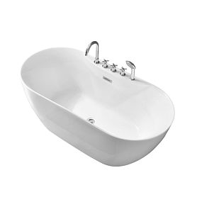 Ванна Grossman Classic GR-12501-1 160х75, цвет белый глянцевый - фото 1