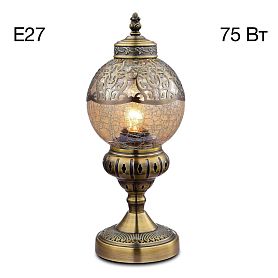 Настольный светильник Citilux Каир CL419813, арматура бронза, плафоны металл / стекло шампань - фото 1