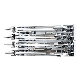 Настенный светильник Arte Lamp Caravaggio A1059AP-2CC, арматура хром, плафон хрусталь прозрачный - фото 1