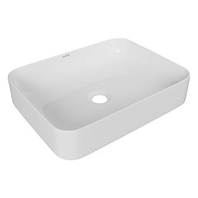 Раковина Mixline Wave Quadro 50x39 накладная, цвет белый - фото 1