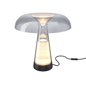 Настольный светильник Maytoni Artefact MOD484TL-L8BK, арматура черная, профиль стекло дымчатое - фото 1