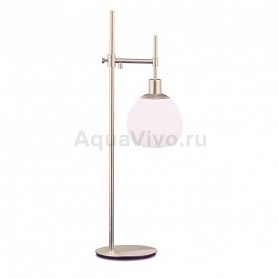 Интерьерная настольная лампа Maytoni Erich MOD221-TL-01-N, арматура никель, плафон стекло белое, 17х65 см - фото 1