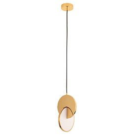 Подвесной светильник Arte Lamp Hannah A1916SP-1GO, арматура золото, плафон белый - фото 1