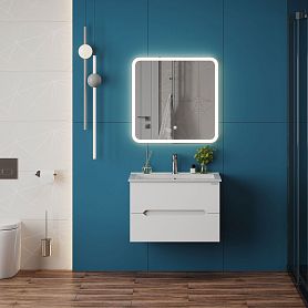 Мебель для ванной Оника Айленд 70, подвесная, цвет белый - фото 1