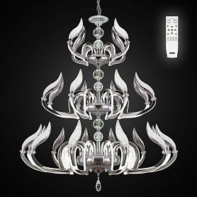 Подвесная люстра Citilux Diva EL339P24, арматура хром, плафоны акрил белый - фото 1