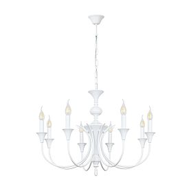 Подвесная люстра Arte Lamp Collinetta A4094LM-8WH, арматура белая    - фото 1