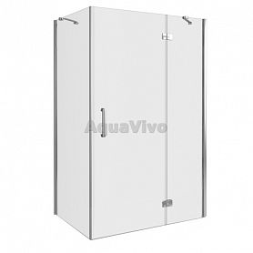 Душевой уголок Good Door Saturn WTW+SP-C-CH-R 120x90, стекло прозрачное, профиль хром, правый - фото 1