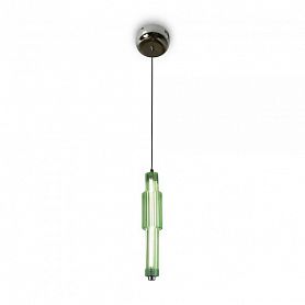 Подвесной светильник Maytoni Verticale MOD308PL-L9GN3K, арматура зеленая, плафон стекло зеленое - фото 1