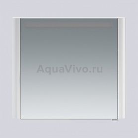 Шкаф-зеркало AM.PM Sensation 80, с подсветкой, цвет белый глянец, левый - фото 1