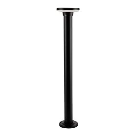 Ландшафтный светильник Arte Lamp Amsterdam A1213PA-1BK, арматура черный, плафон алюминий / пластик черный - фото 1