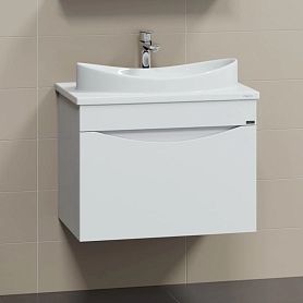 Тумба под раковину Санта Сатурн 70, подвесная, цвет белый - фото 1