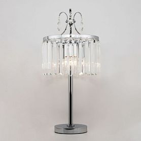 Настольный светильник Citilux Инга CL335831, арматура хром, плафоны хрусталь прозрачный - фото 1