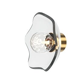 Бра Maytoni Miracle MOD207WL-01BS, арматура латунь, профиль стекло прозрачное - фото 1