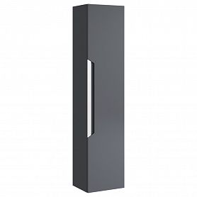 Шкаф-пенал Aqwella Cube 30, цвет серый матовый - фото 1