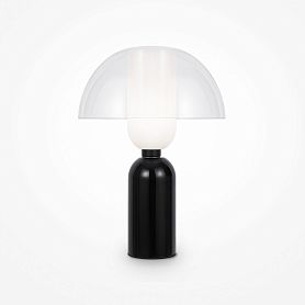 Настольный светильник Maytoni Memory MOD177TL-01B, арматура черная, профиль стекло прозрачное - фото 1
