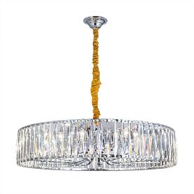 Подвесная люстра Citilux Aria EL321P10, арматура хром, плафоны хрусталь прозрачный - фото 1