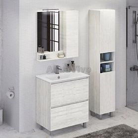 Мебель для ванной Comforty Верона 75, цвет дуб белый - фото 1