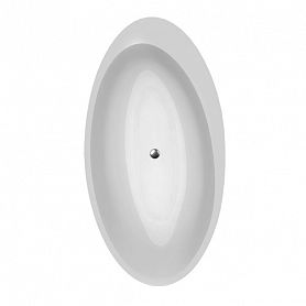 Ванна Vayer Boomerang Oval 194x100 акриловая, цвет белый - фото 1