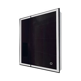 Шкаф-зеркало Mixline Минио 70x80, правый, с подсветкой, цвет белый - фото 1