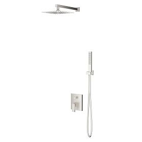 Душевой комплект Vincea Dice VSFW-2DS1BN, встраиваемый, цвет брашированный никель - фото 1