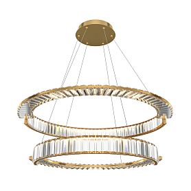 Подвесной светильник Maytoni Krone P097PL-L90BS3K, арматура латунь, профиль хрусталь прозрачный - фото 1