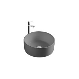 Раковина Акватек AQ5118-MG накладная, 40x40 см, цвет серый матовый - фото 1