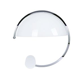 Декоративная настольная лампа Arte Lamp Brava A5056LT-1CC, арматура хром, плафон стекло белое - фото 1