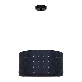 Подвесной светильник Arte Lamp Fleece A7097SP-1BK, арматура черный, плафон фетр черный - фото 1