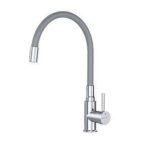 Смеситель AM.PM X-Joy S F85B07605 для кухни, цвет хром / серый - фото 1