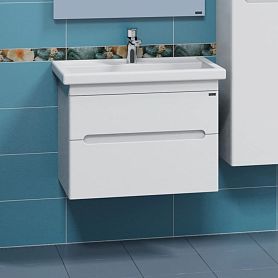 Тумба Санта Лондон 70 под раковину Фостер, подвесная, с ящиками, цвет белый - фото 1