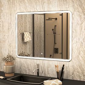 Зеркало Art & Max Vita 100x80, с подсветкой и диммером - фото 1