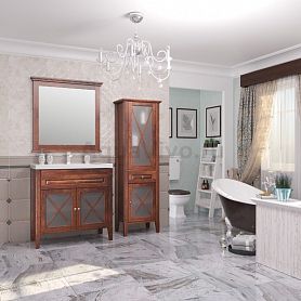 Мебель для ванной Опадирис Палермо 90, цвет светлый орех - фото 1