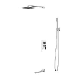 Душевой комплект Vincea Puro VSFW-5P1CH, встраиваемый, цвет хром - фото 1