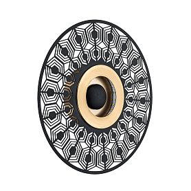 Декоративная подсветка Arte Lamp Biscotto A2644AP-1GO, арматура золото, плафон акрил  - фото 1